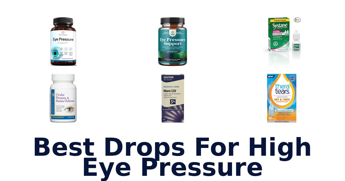 best drops for high eye pressure