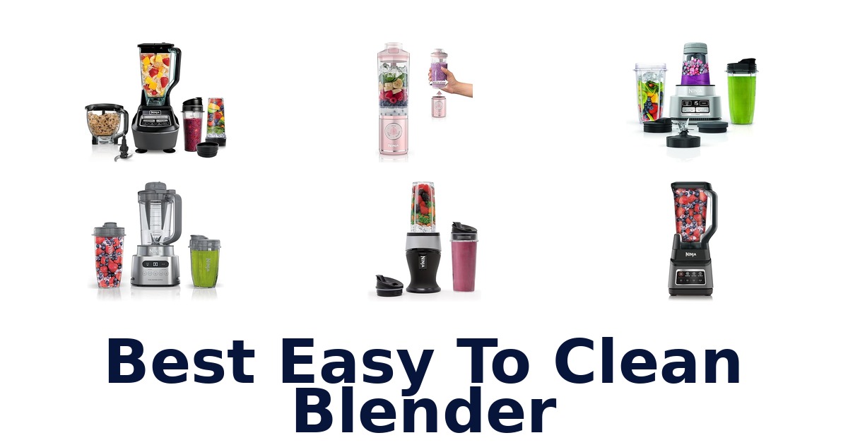 best easy to clean blender