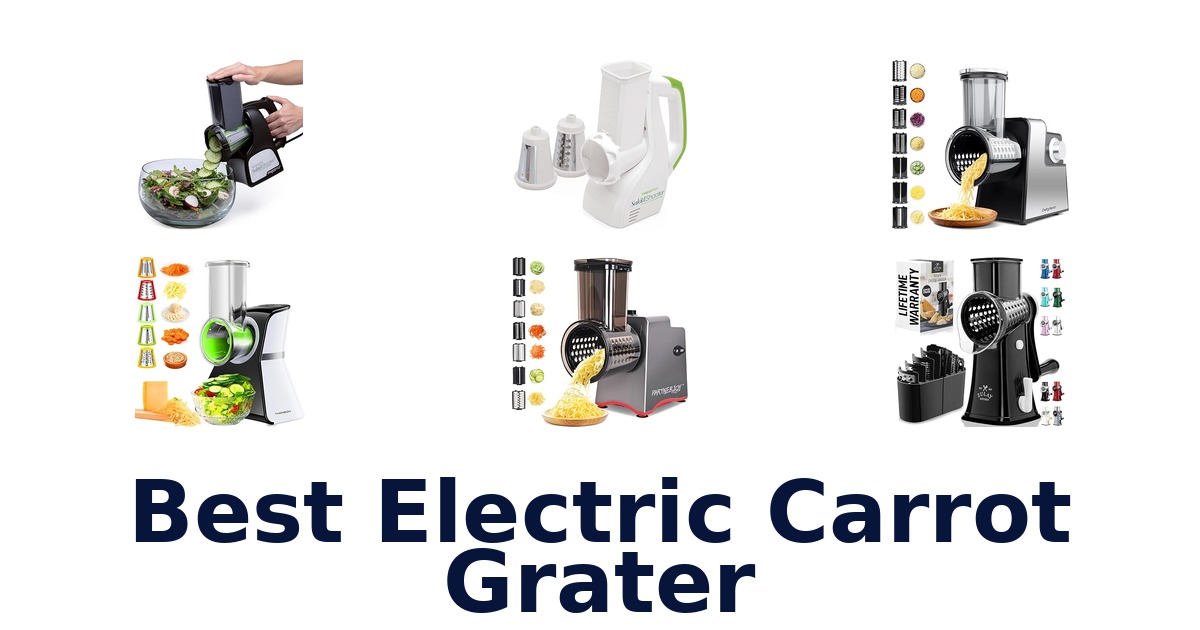 best electric carrot grater