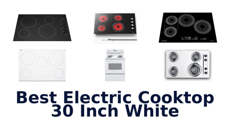best electric cooktop 30 inch white