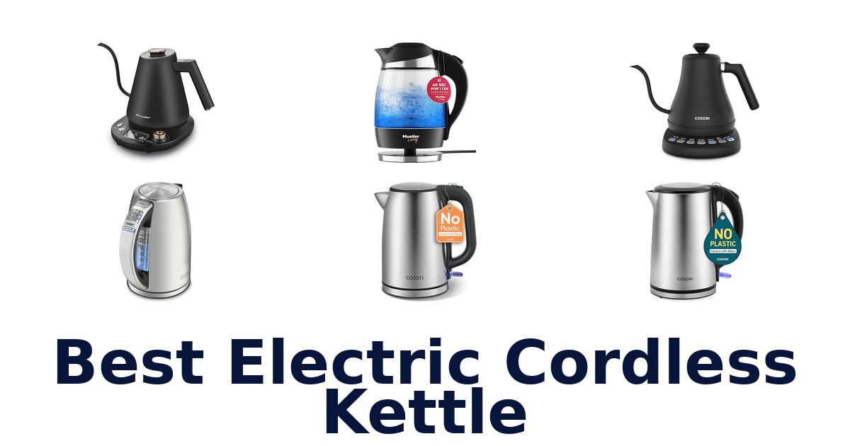 best electric cordless kettle
