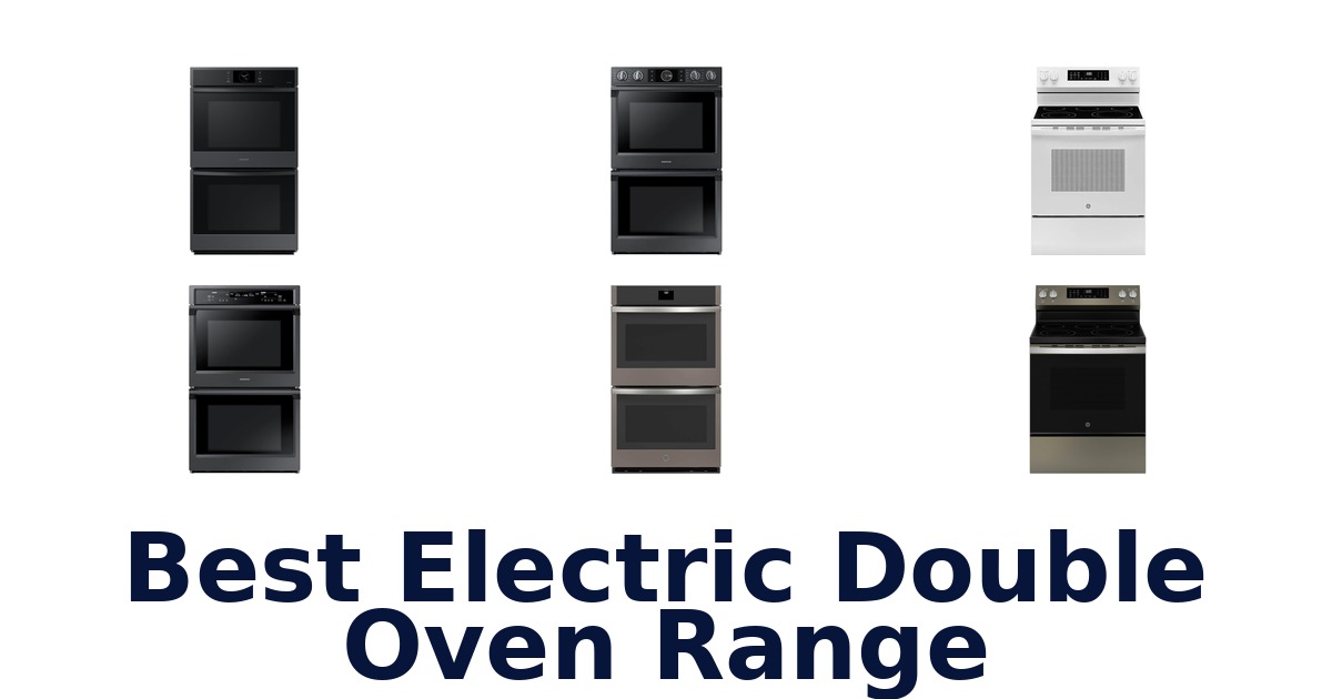 best electric double oven range