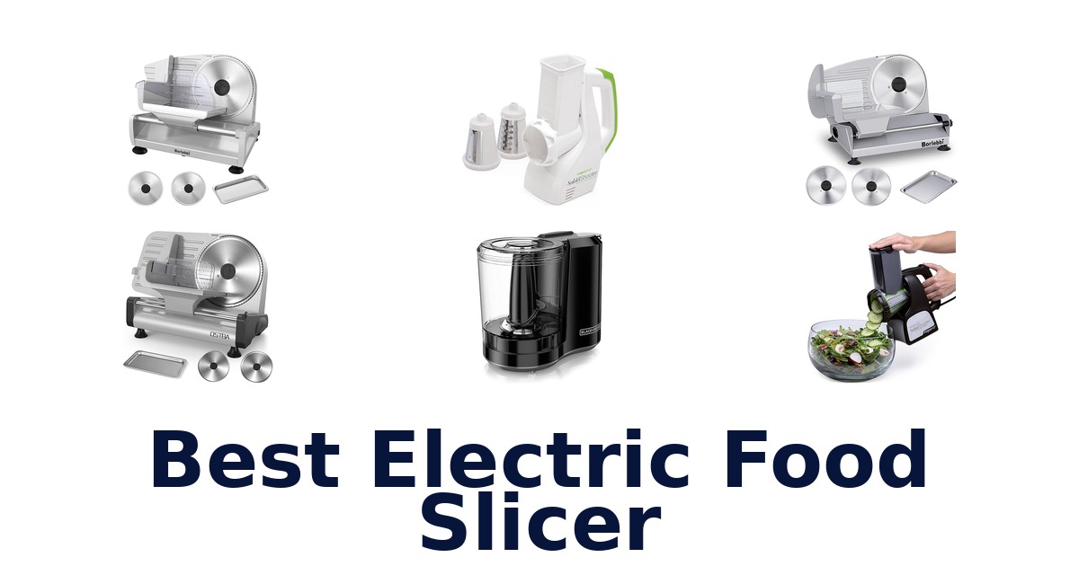 best electric food slicer