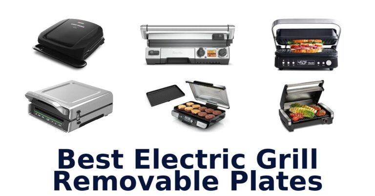 best electric grill removable plates