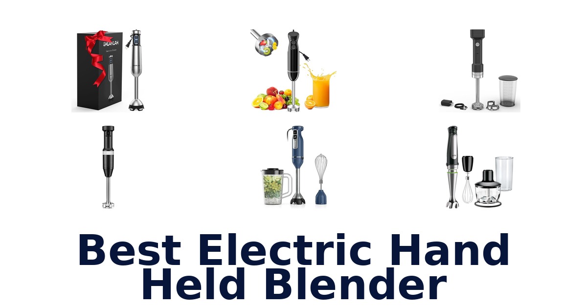 best electric hand held blender
