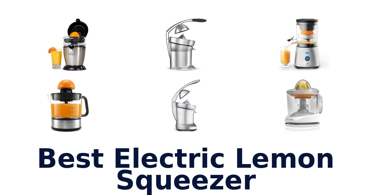best electric lemon squeezer