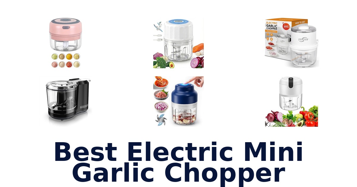 best electric mini garlic chopper