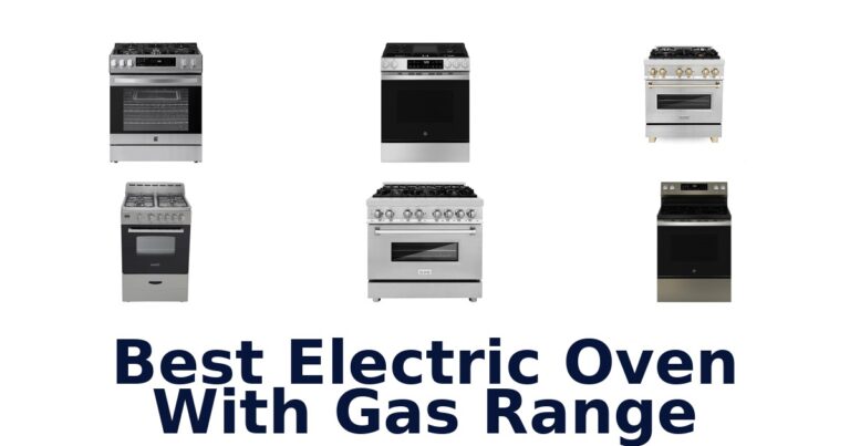 best electric oven with gas range