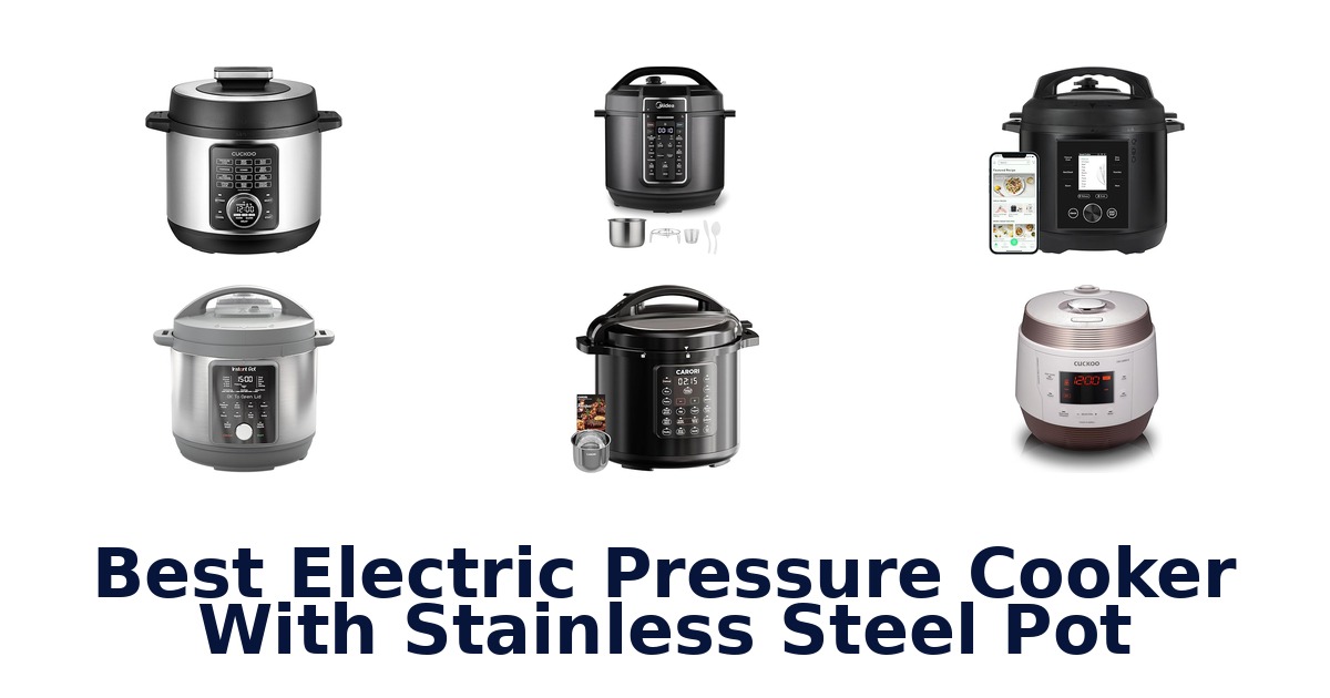 best electric pressure cooker with stainless steel pot