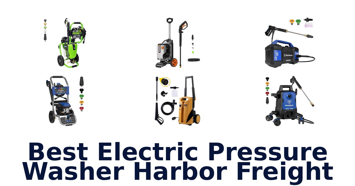 best electric pressure washer harbor freight