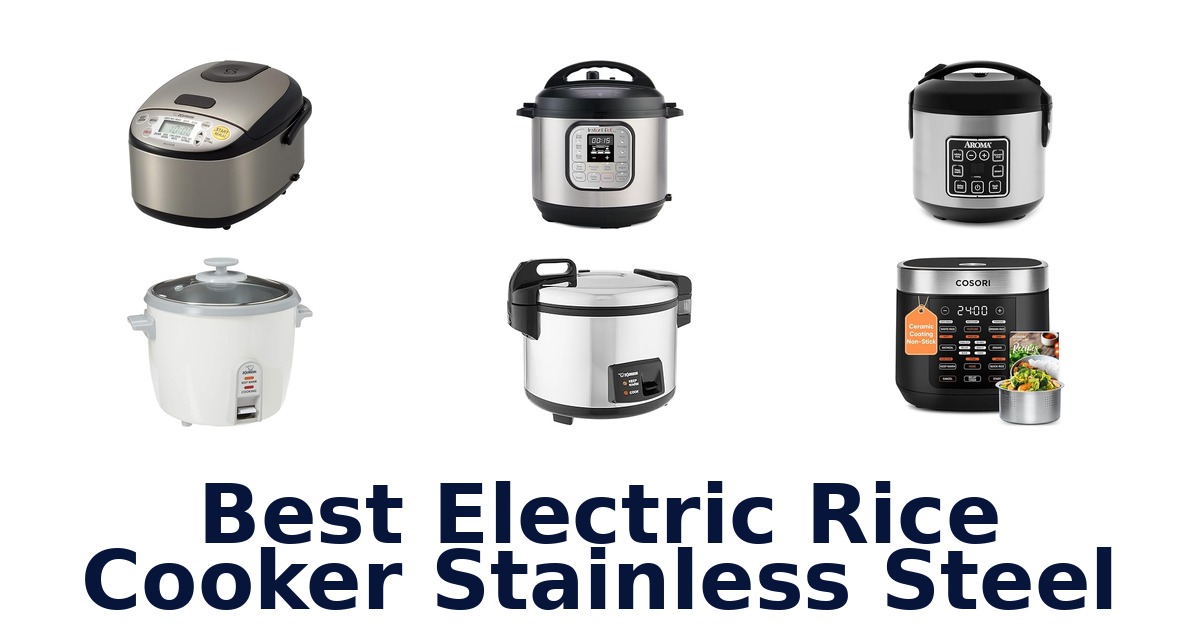 best electric rice cooker stainless steel