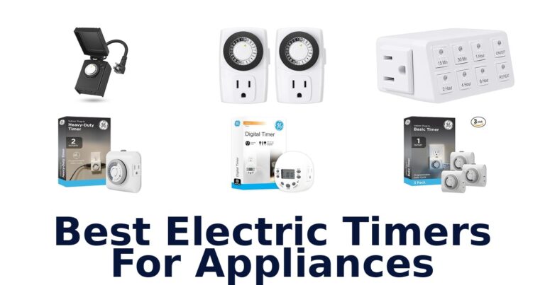 best electric timers for appliances
