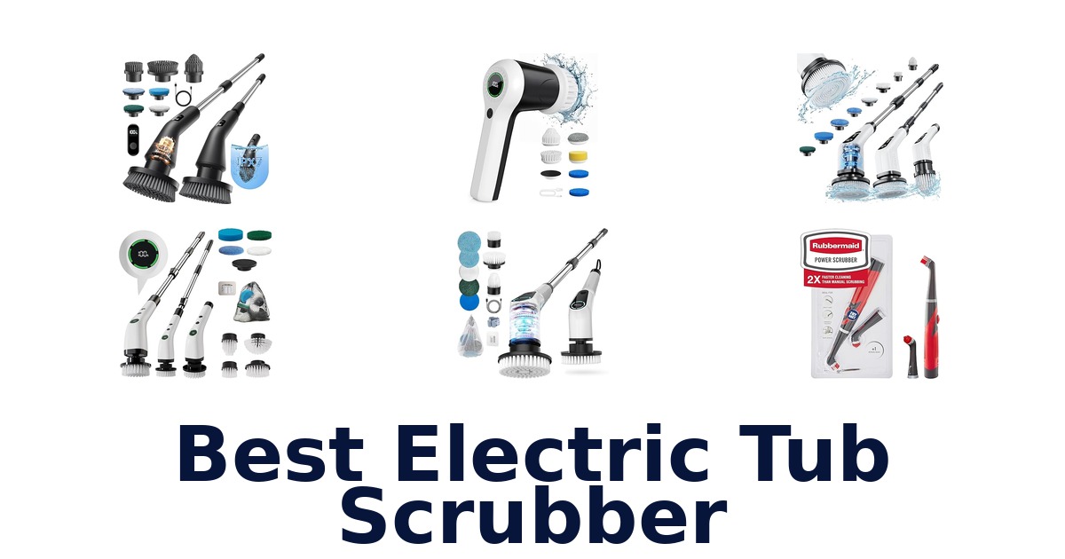 best electric tub scrubber