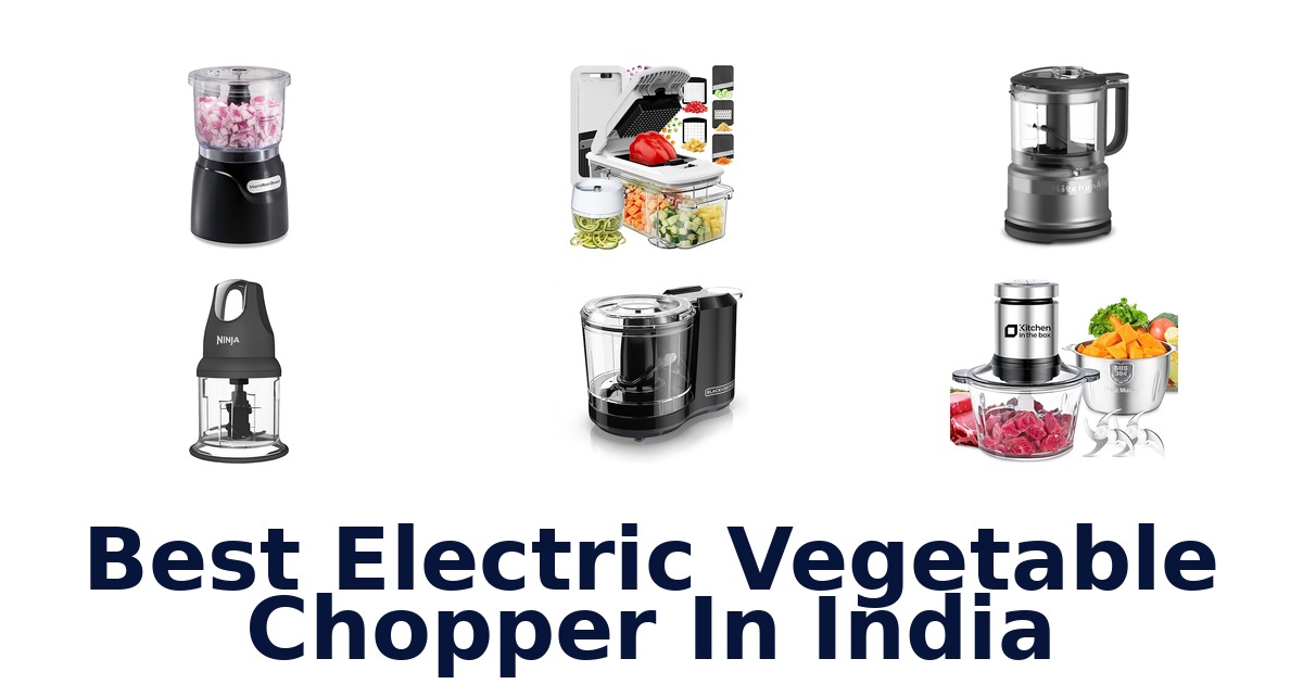best electric vegetable chopper in india