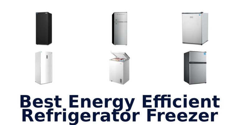 best energy efficient refrigerator freezer