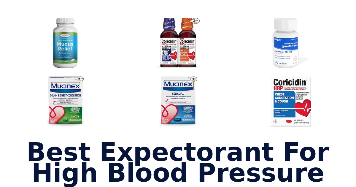 best expectorant for high blood pressure