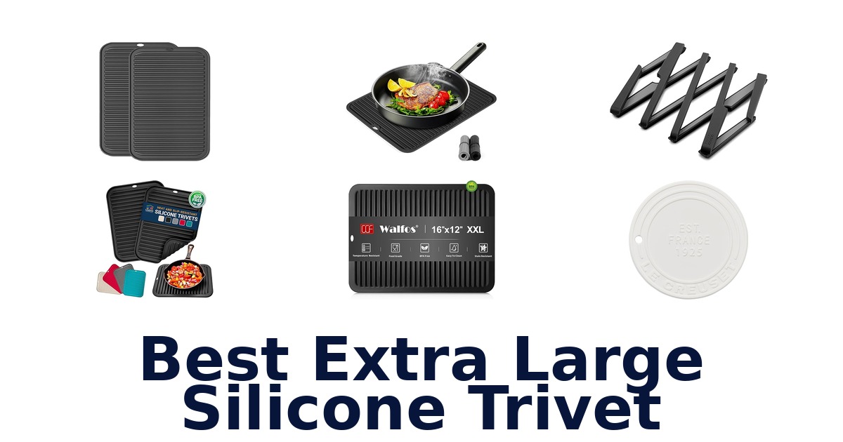 best extra large silicone trivet