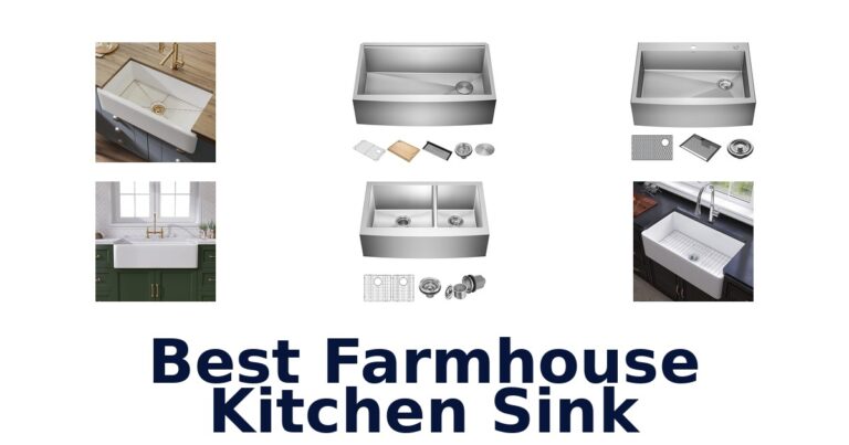 best farmhouse kitchen sink