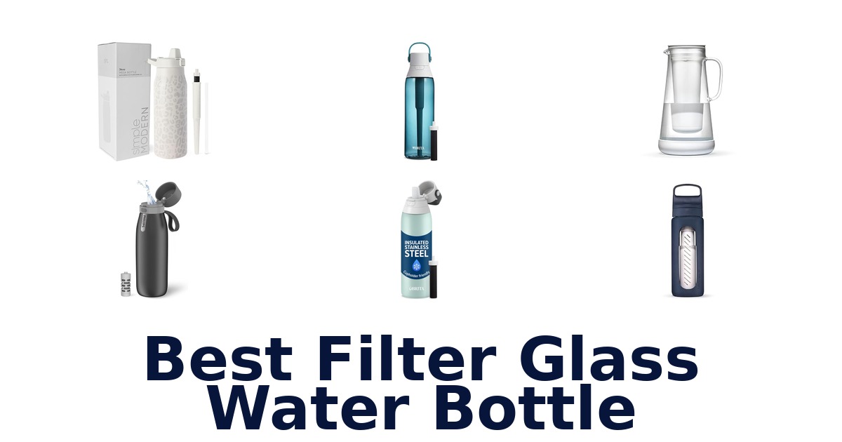 best filter glass water bottle