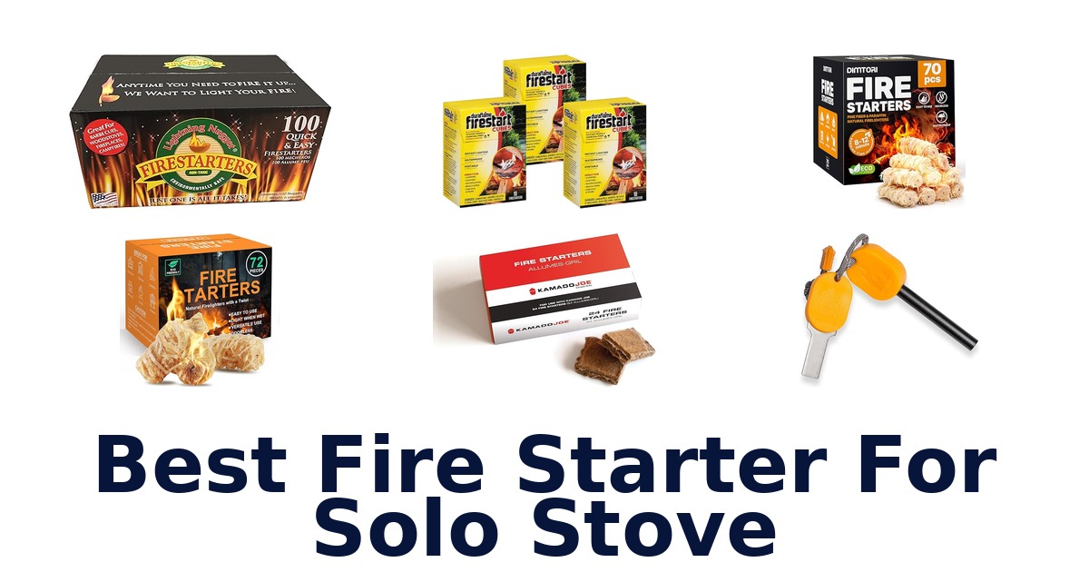 best fire starter for solo stove