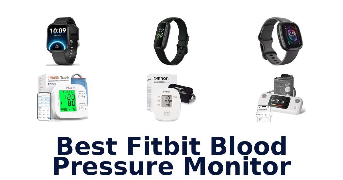 best fitbit blood pressure monitor