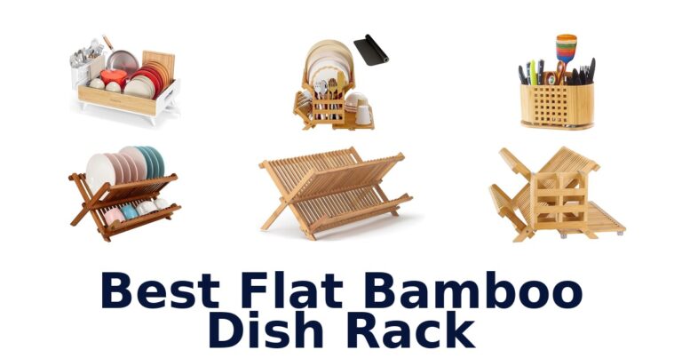 best flat bamboo dish rack