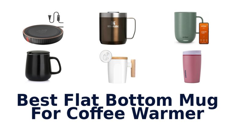 best flat bottom mug for coffee warmer