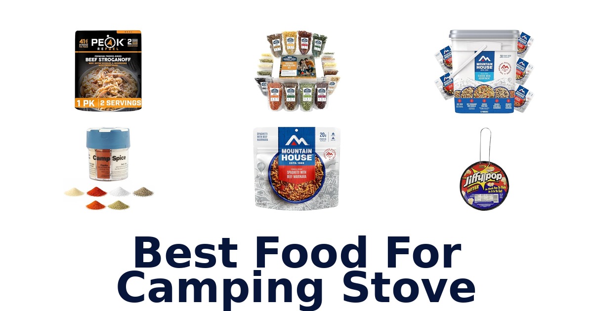 best food for camping stove