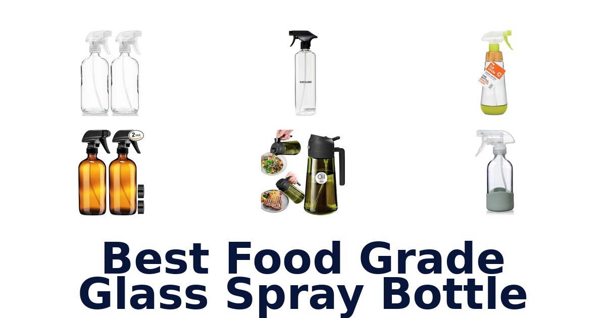 best food grade glass spray bottle