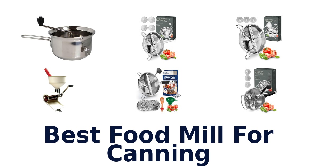 best food mill for canning