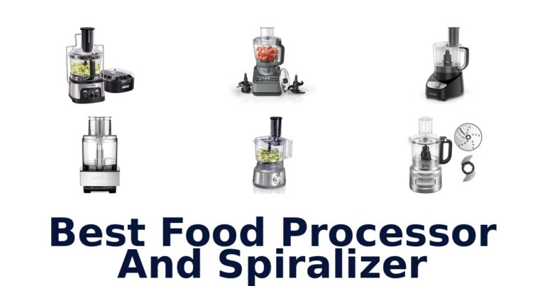 best food processor and spiralizer