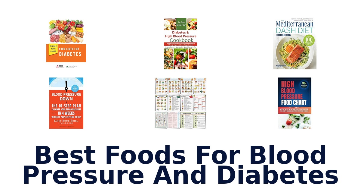 best foods for blood pressure and diabetes