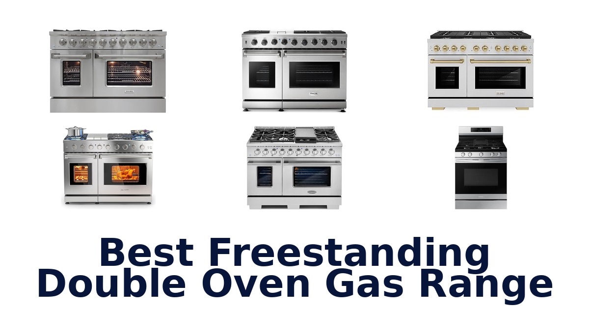 best freestanding double oven gas range