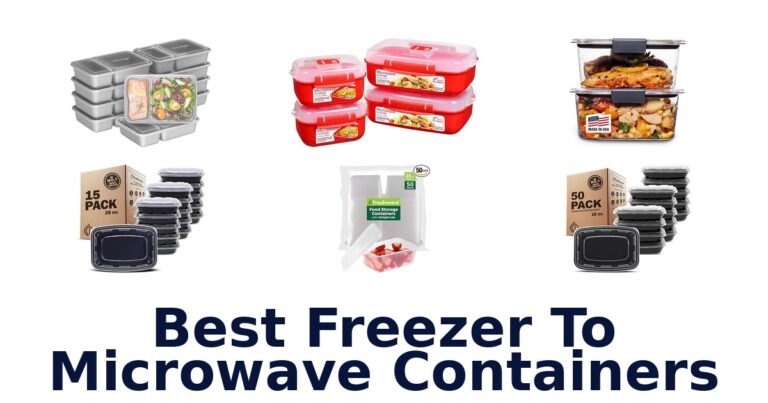 best freezer to microwave containers