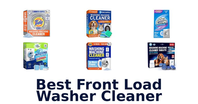 best front load washer cleaner