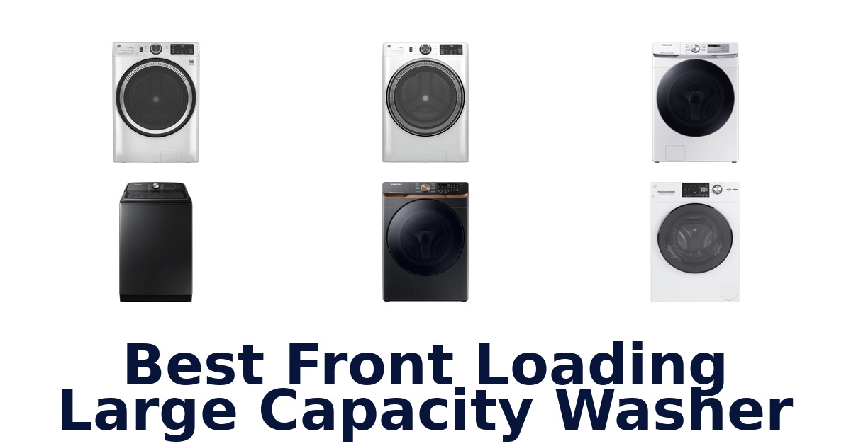 best front loading large capacity washer