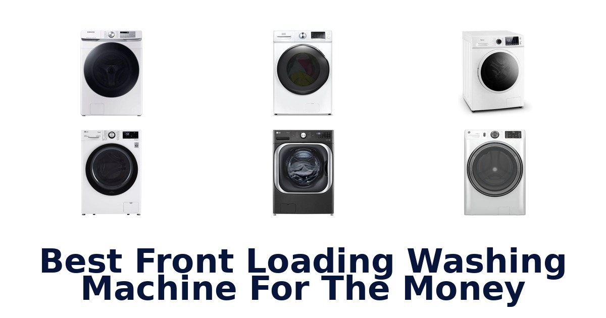 best front loading washing machine for the money