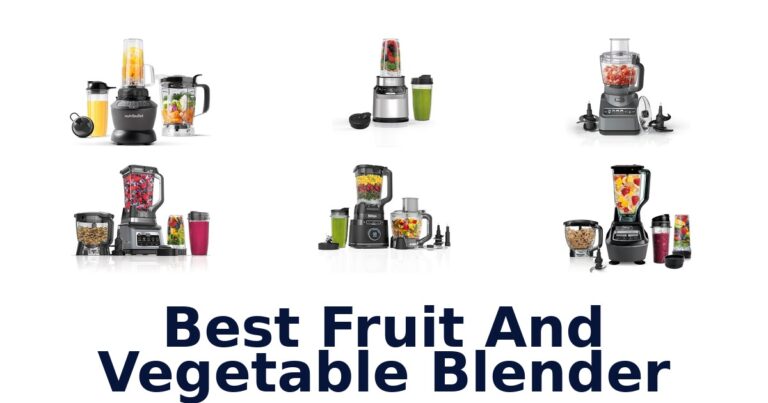best fruit and vegetable blender