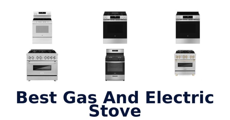 best gas and electric stove