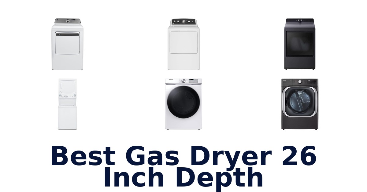 best gas dryer 26 inch depth