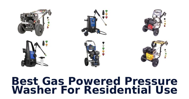 best gas powered pressure washer for residential use