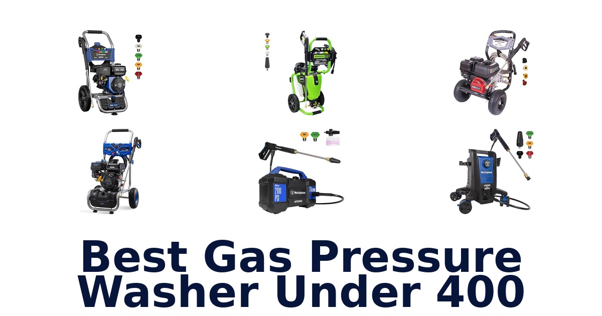 best gas pressure washer under 400