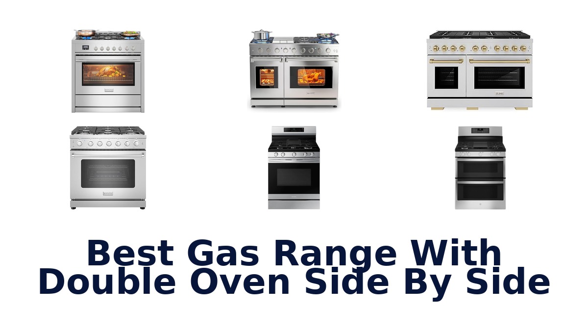 best gas range with double oven side by side