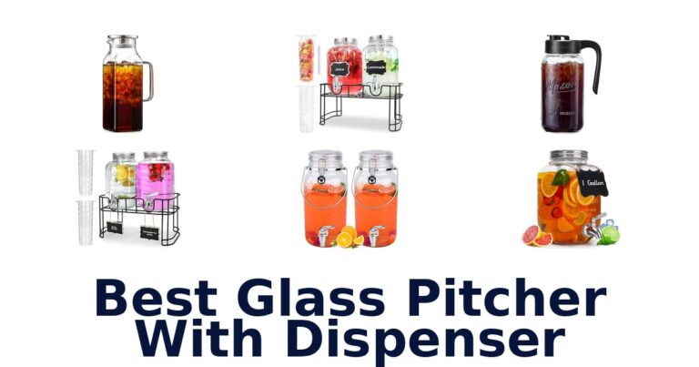 best glass pitcher with dispenser
