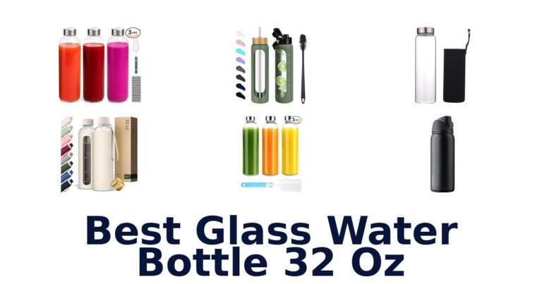 best glass water bottle 32 oz