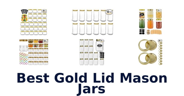 best gold lid mason jars