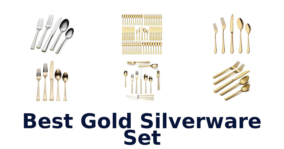best gold silverware set