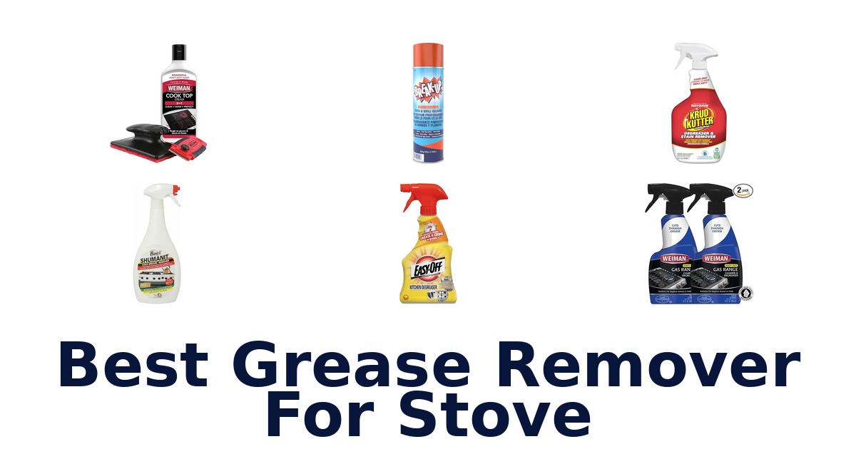 best grease remover for stove