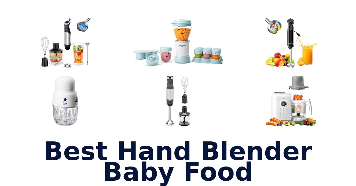 best hand blender baby food