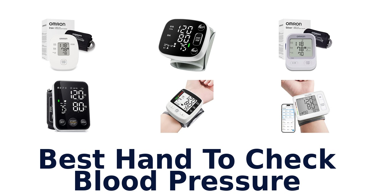 best hand to check blood pressure
